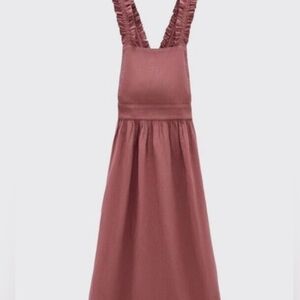 Zara Kids Dress in Dusty Rose